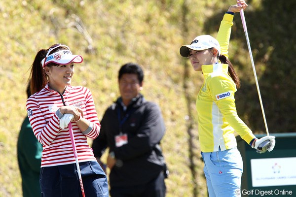 2011年 フジサンケイレディスクラシック 最終日 有村智恵＆横峯さくら