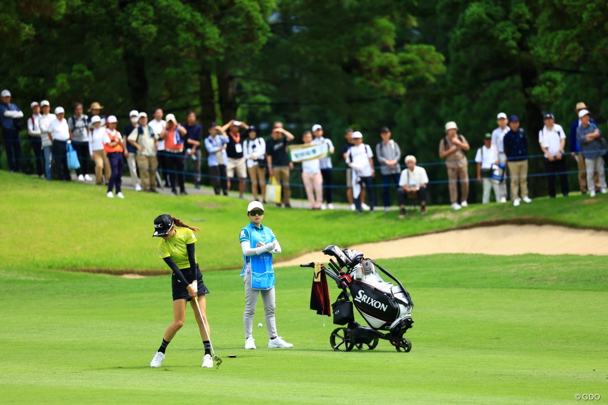 2025年 宮里藍 サントリーレディスオープンゴルフトーナメント 初日 安田祐香