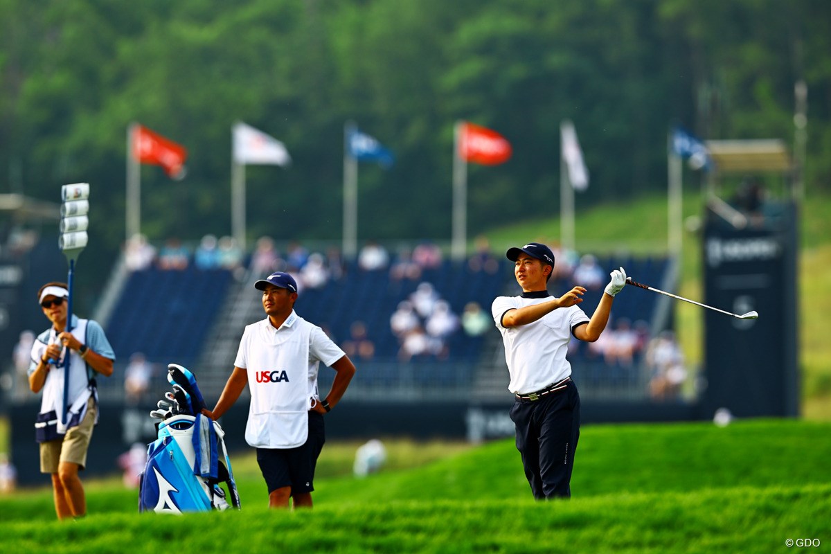 2025年 全米オープン 初日 杉浦悠太