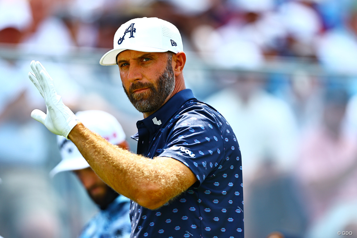 前回オークモントの覇者 2025年 全米オープン 初日 ダスティン・ジョンソン