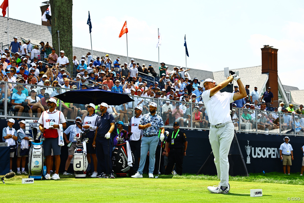 久々のメジャー制覇なるか 2025年 全米オープン 初日 ジョーダン・スピース