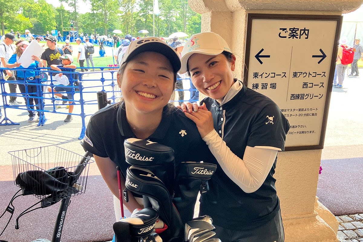 2025年 宮里藍 サントリーレディスオープンゴルフトーナメント 2日目 佐藤涼音 大堀薫
