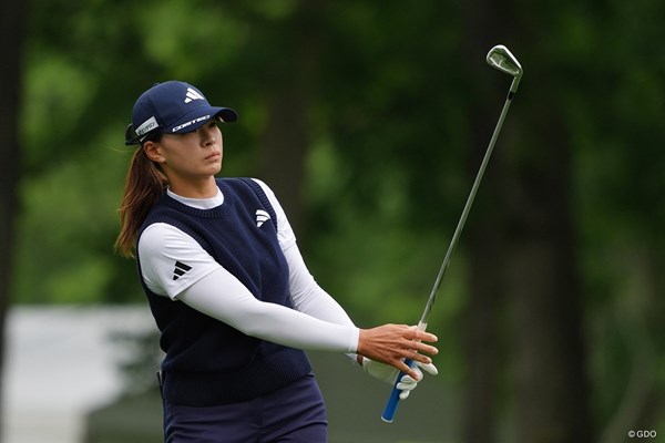 2025年 マイヤーLPGAクラシック 2日目 渋野日向子 ショットの感触は悪くないが…
