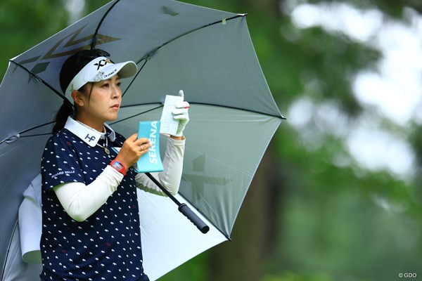 2025年 宮里藍 サントリーレディスオープンゴルフトーナメント 3日目 青木瀬令奈 チェックタイム