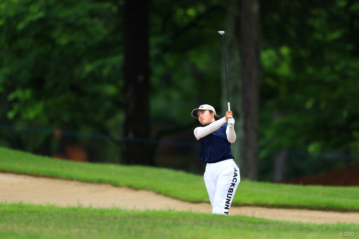 2025年 宮里藍 サントリーレディスオープンゴルフトーナメント 3日目 佐久間朱莉