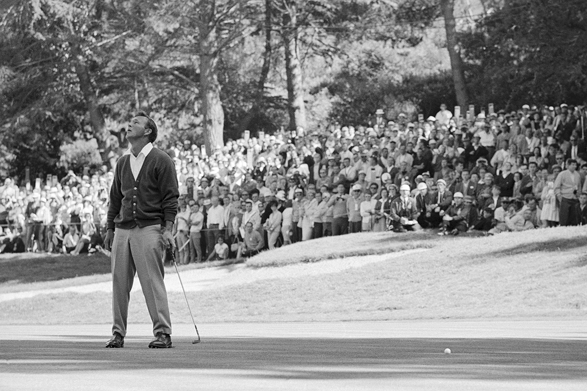 アーノルド・パーマーは1966年大会で大逆転負けした(Bettmann/Getty Images)
