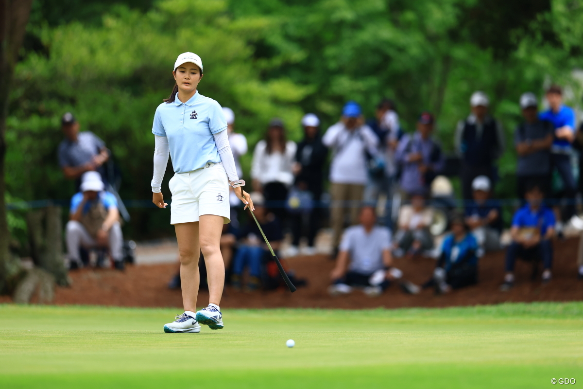 イーグルパットは惜しくも入らず 2025年 宮里藍 サントリーレディスオープンゴルフトーナメント 4日目 神谷そら
