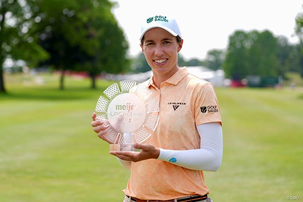 2025年 マイヤーLPGAクラシック  最終日 カルロタ・シガンダ カルロタ・シガンダが9年ぶりに優勝。米国本土では初勝利だった