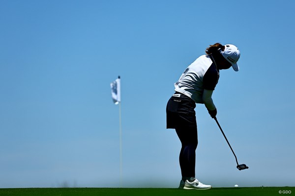 2025年 KPMG全米女子プロゴルフ選手権 事前 古江彩佳 グリーン上も風の影響を受けそうなコース