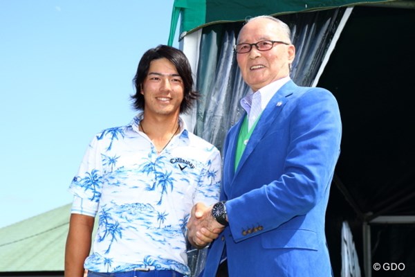 国内男子ツアー「セガサミーカップ」で大会名誉会長を務めた長嶋茂雄氏。石川遼も参加を予定している