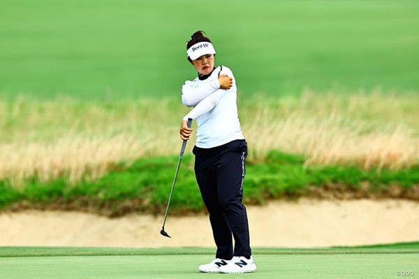 2025年 KPMG全米女子プロゴルフ選手権 事前 山下美夢有 グリーン対策に開幕前は数本のパターを試した