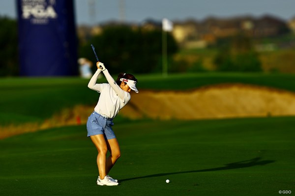 2025年 KPMG全米女子プロゴルフ選手権 初日 西村優菜 初日のプレーを「上出来と思える」と評価