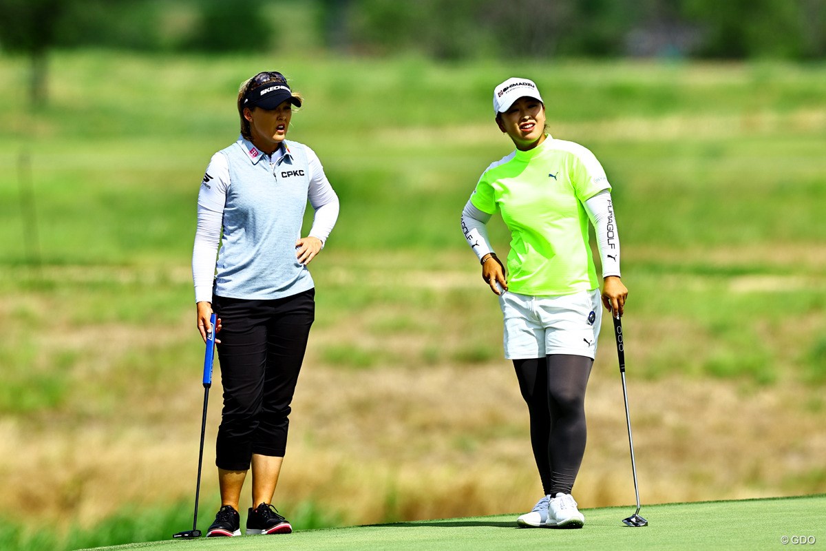 2025年 KPMG全米女子プロゴルフ選手権 初日 ブルック・ヘンダーソン 西郷真央