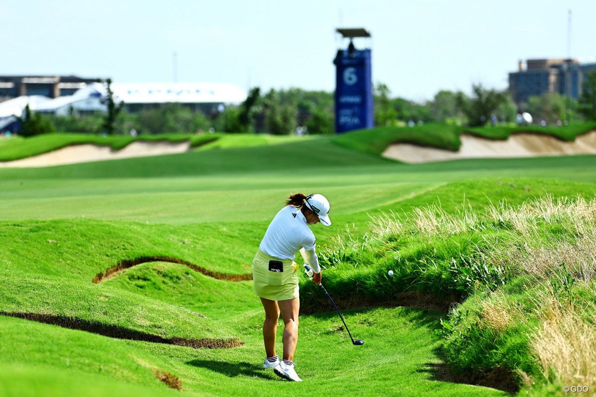 2025年 KPMG全米女子プロゴルフ選手権 2日目 渋野日向子