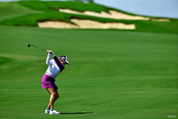 2025年 KPMG全米女子プロゴルフ選手権 2日目 桑木志帆 終盤の警告後に3つスコアを落とした