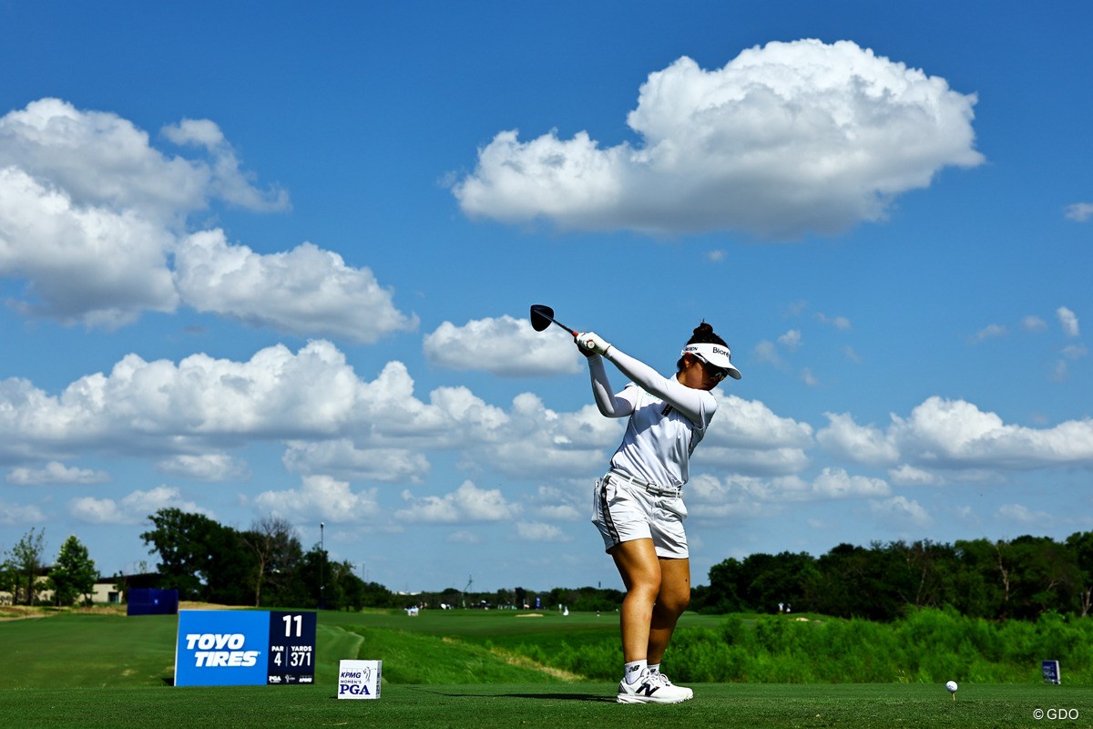2025年 KPMG全米女子プロゴルフ選手権 2日目 山下美夢有