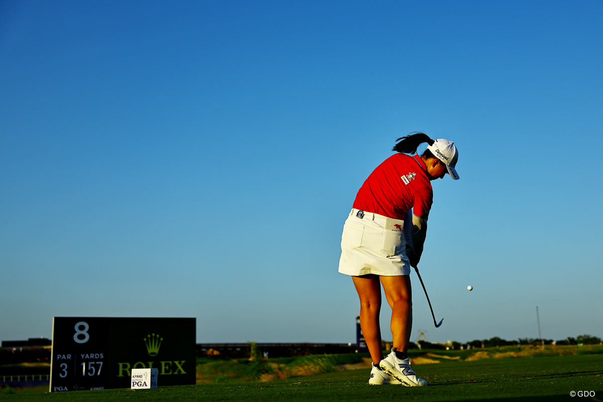 難度1位の6番で唯一のバーディ