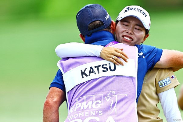 2025年 KPMG全米女子プロゴルフ選手権 2日目 勝みなみ 厳しい時間帯でも耐え抜いた