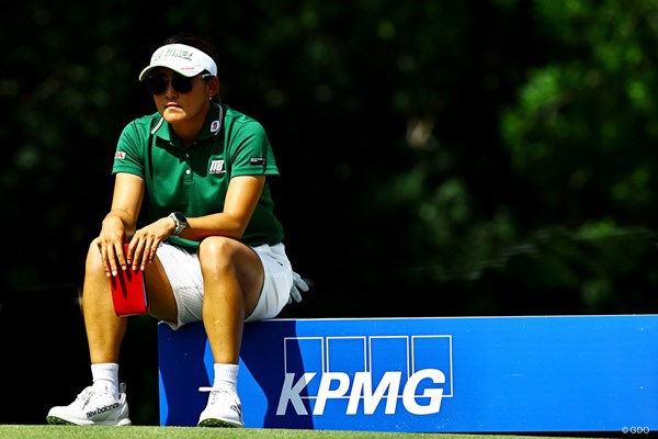 2025年 KPMG全米女子プロゴルフ選手権 3日目 岩井千怜 岩井千怜も待つ