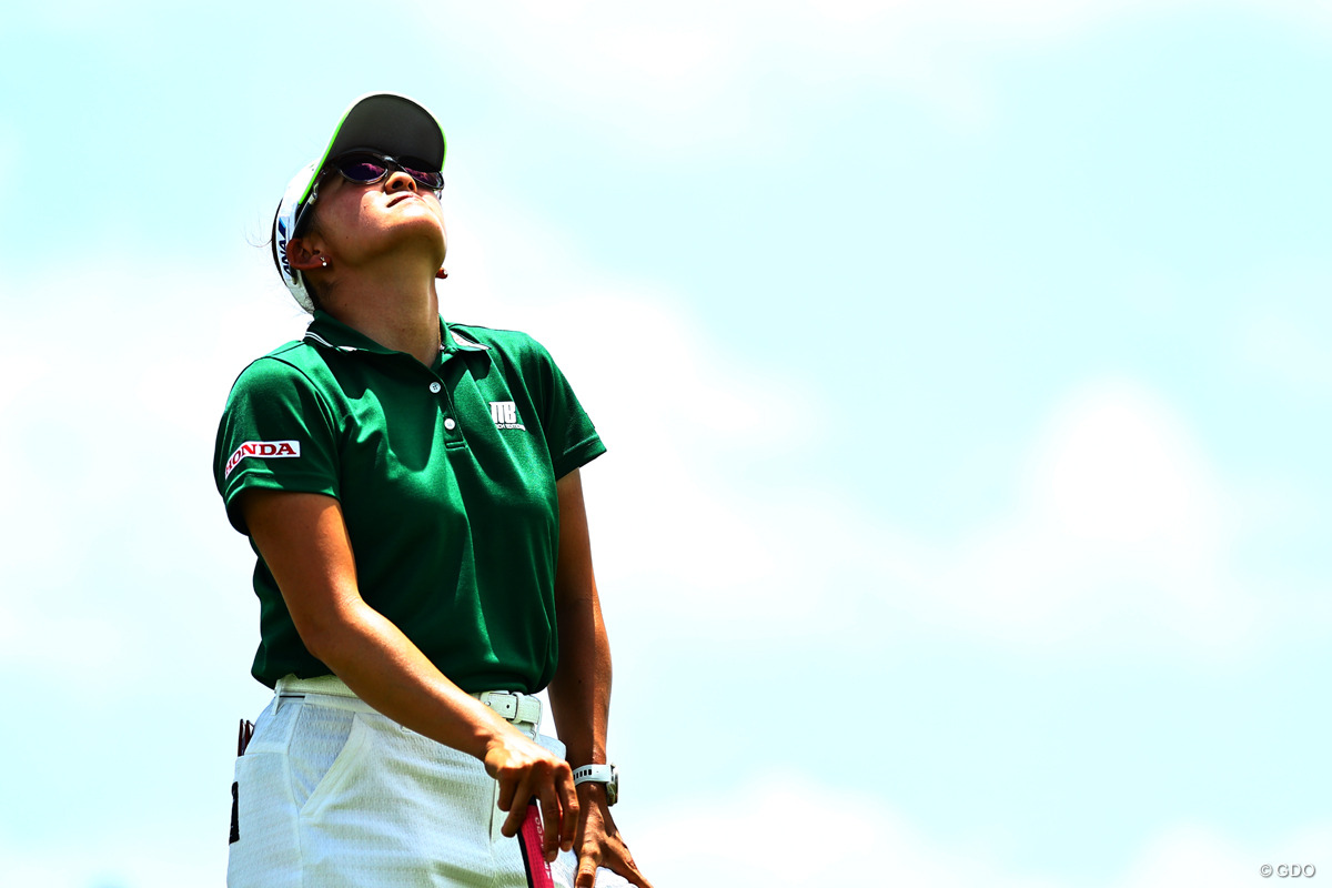 強風の中で「75」と耐えた一日