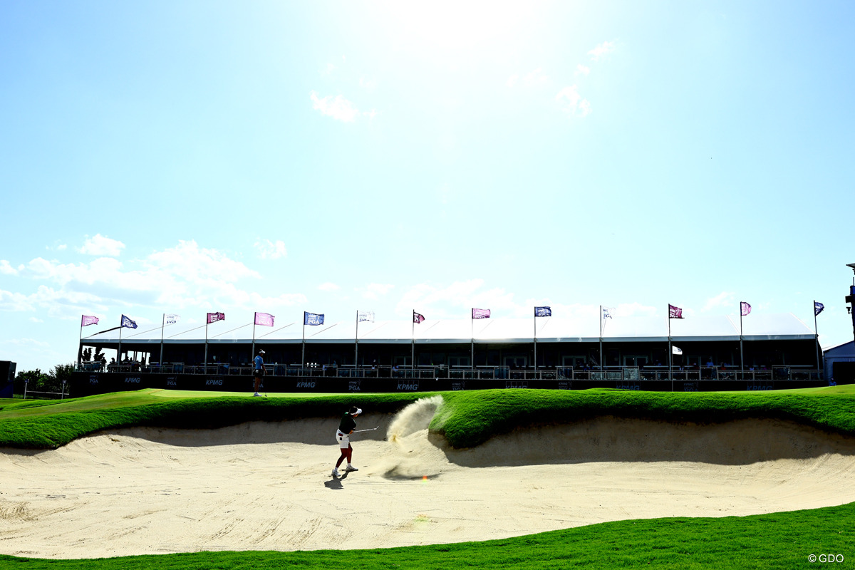 ガードバンカーにも苦しんだ