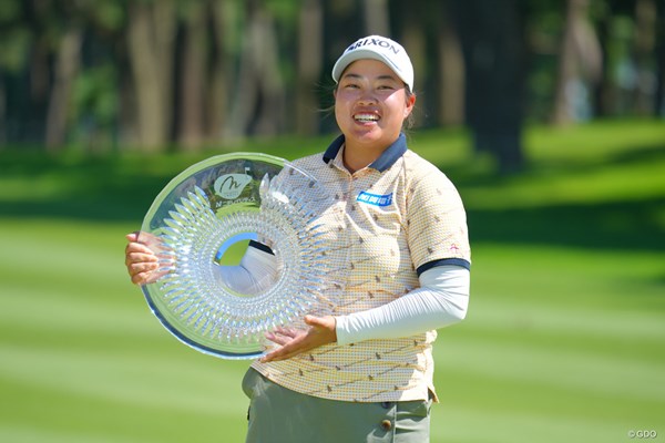 2025年 ニチレイレディス 最終日 入谷響 ツアー初優勝を飾った入谷響。今季ルーキーの優勝“一番乗り”を遂げた