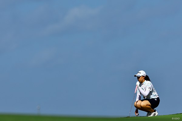 2025年 KPMG全米女子プロゴルフ選手権 最終日 竹田麗央 風の中でパッティングを決めきれなかった最終日