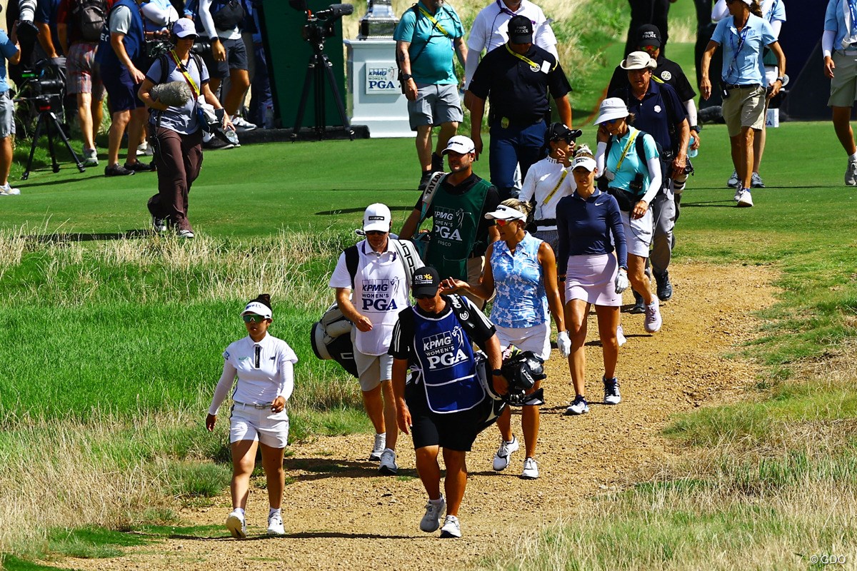 2025年 KPMG全米女子プロゴルフ選手権 4日目 山下美夢有