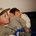 幼少時のシャウフェレ。手にしているオモチャのクラブは日の丸の模様？（提供：ザンダー・シャウフェレ Xander Schauffele）