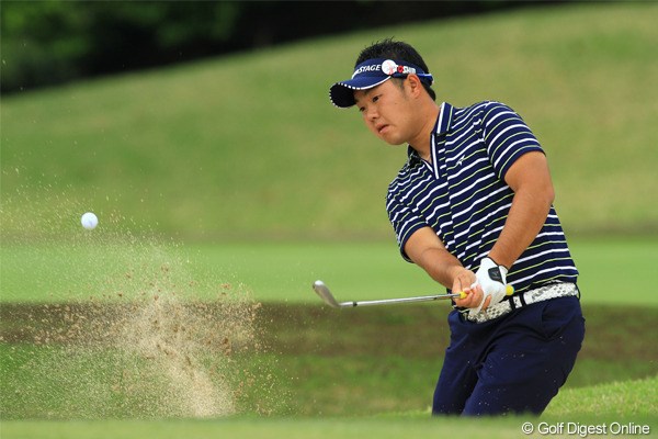 2011年 中日クラウンズ 3日目 薗田峻輔 14番バンカーショット
