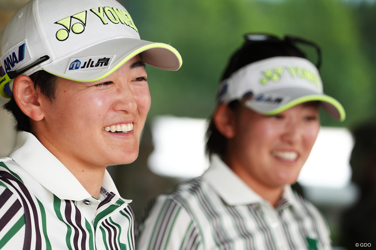 一生懸命のダボ”も 岩井明愛は妹・千怜のパッティングを絶賛「メ