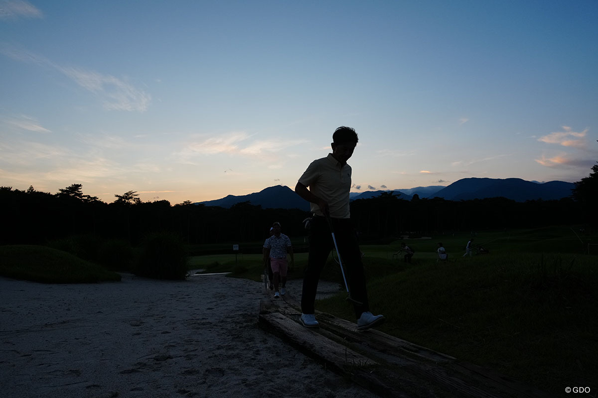 日没前に競技を終えた選手達