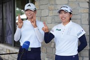 2025年 ダウ選手権 2日目 渋野日向子 勝みなみ