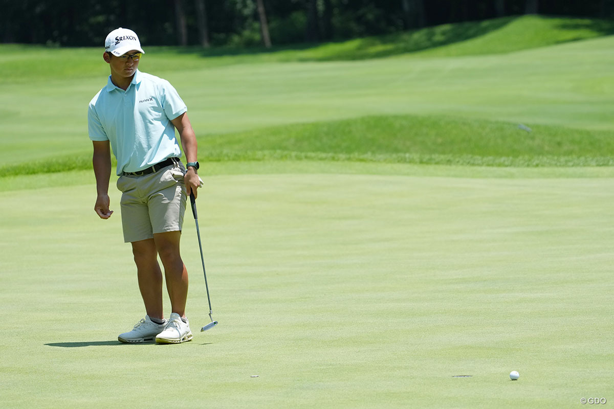 プロ転向後初のレギュラーツアー出場。8位で最終日へ
