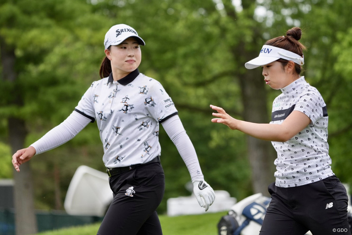 「67」で通算10アンダーとした竹田麗央&山下美夢有のチーム「山田」