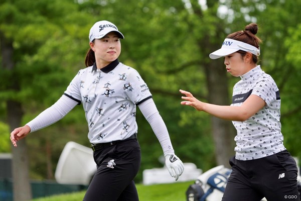 2025年 ダウ選手権 3日目 竹田麗央 山下美夢有 「67」で通算10アンダーとした竹田麗央&山下美夢有のチーム「山田」