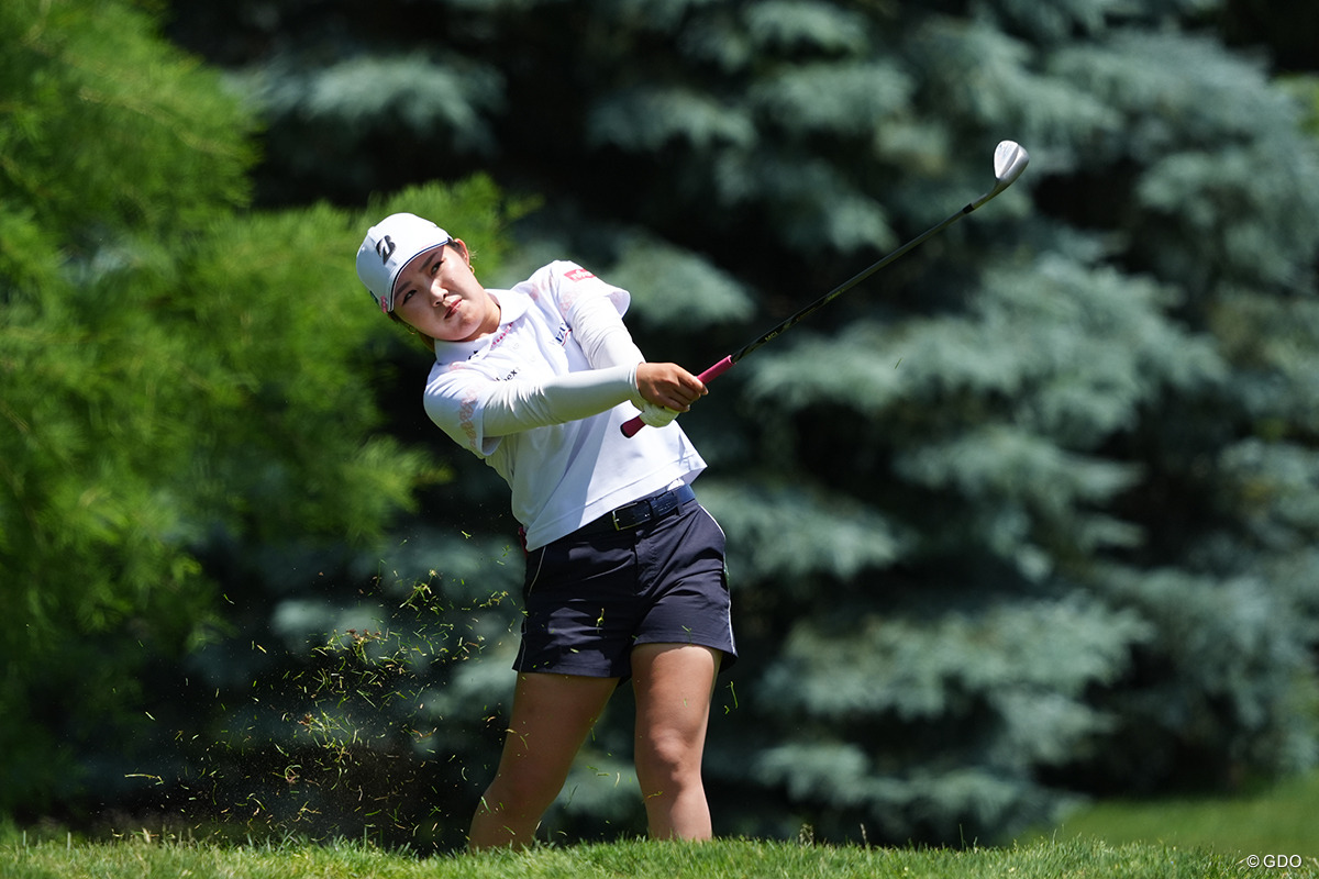 唯一のバーディだった5番はミラクルが重なった