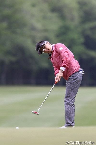 2011年 サイバーエージェントレディスゴルフトーナメント 最終日 東尾理子① 予選通過がなんと約2年ぶりだそうです