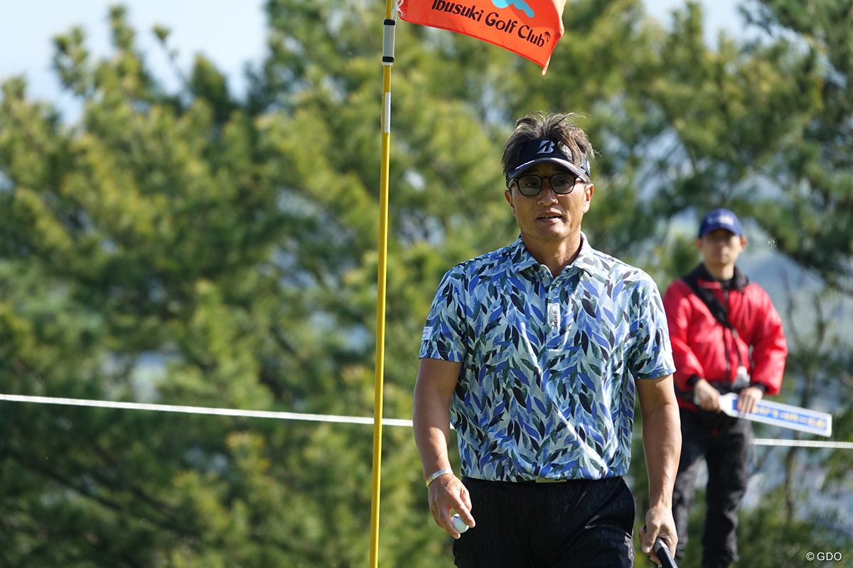 宮本勝昌は13位で大会を終えた※写真は昨年「いわさき白露シニアゴルフトーナメント」