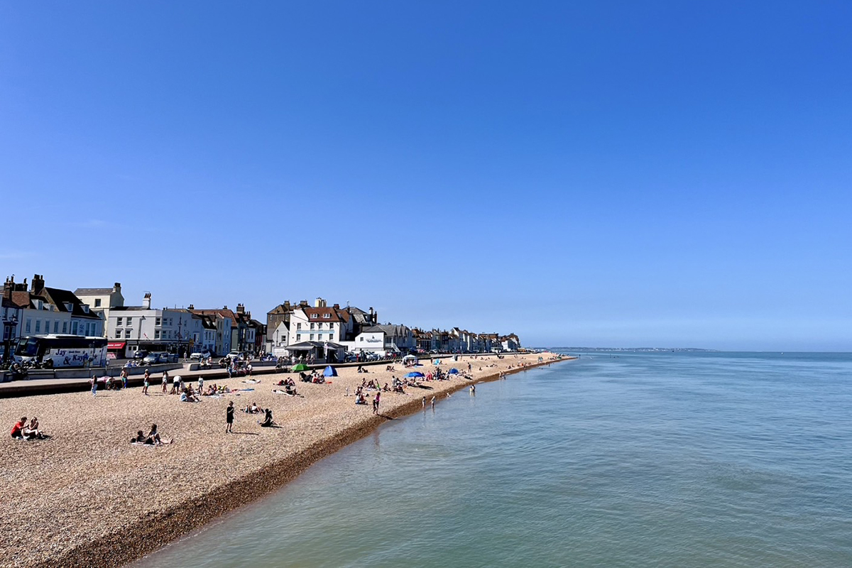 ドーバー海峡を望む素敵なエリア