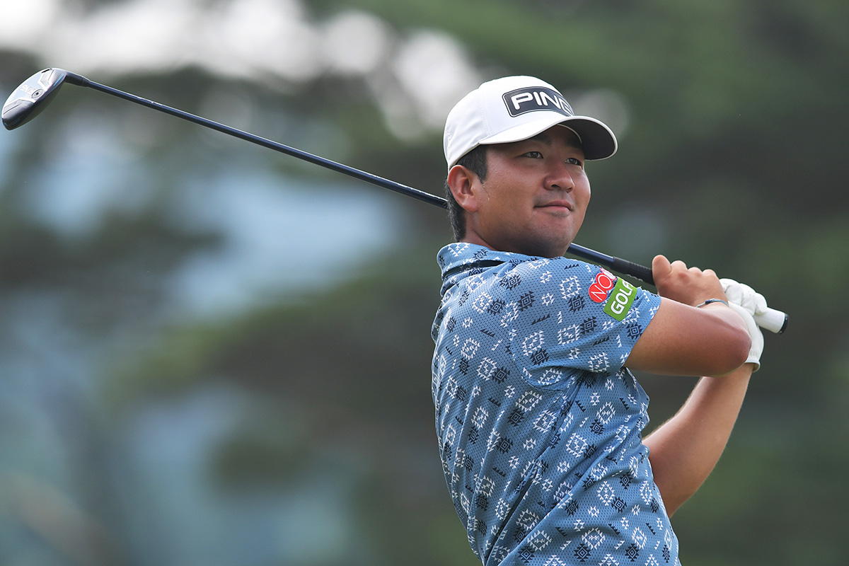森山友貴が下部ツアー初優勝に王手をかけた(提供JGTO)