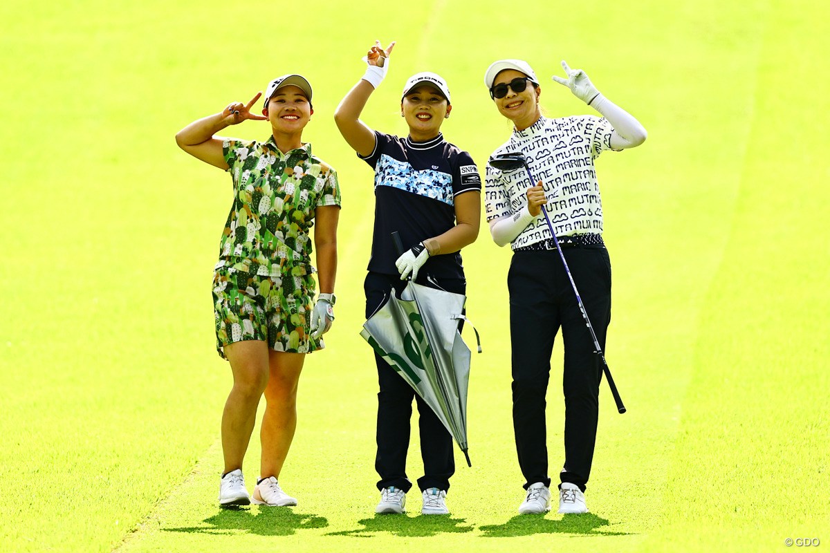 2025年 資生堂・JAL レディスオープン 2日目 池ヶ谷瑠菜 イ・ナリ 服部真夕