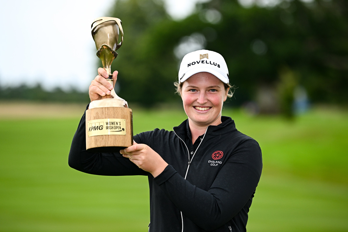欧州女子ツアーでアマチュア優勝を遂げたロティ・ウォード（Seb Daly/Sportsfile via Getty Images）