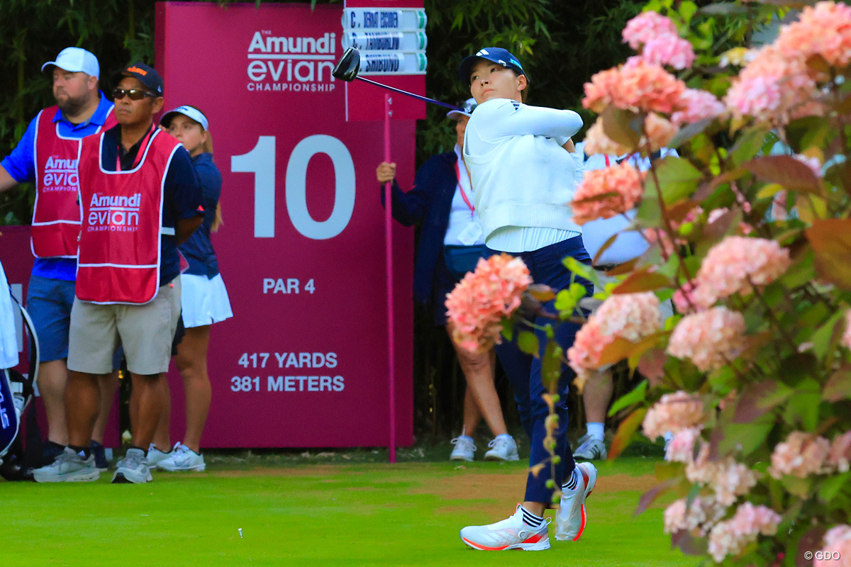 今季メジャー第4戦をボギーで発進した渋野日向子
