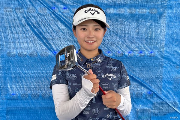 2025年 ミネベアミツミ レディス 北海道新聞カップ 初日 政田夢乃 使い慣れたダブルベントネックに戻した