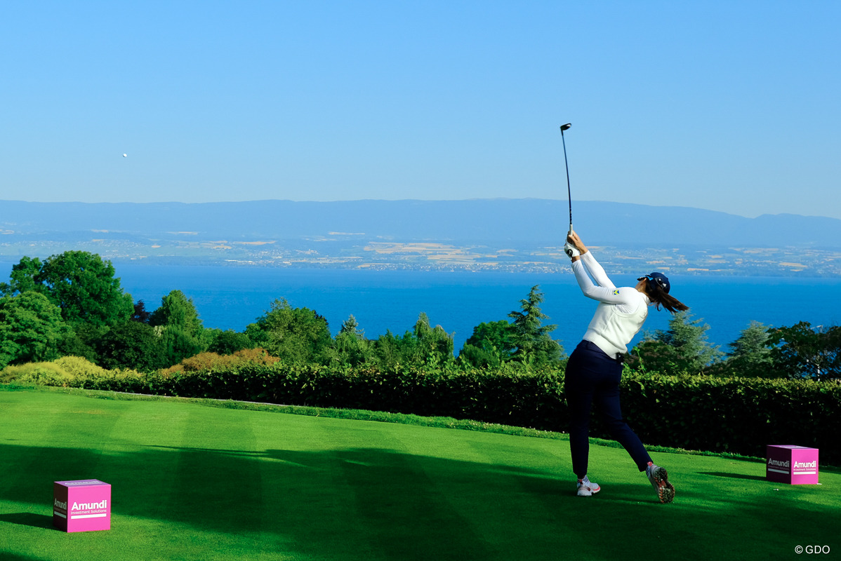 ゴルフ日和 2025年 アムンディ エビアン選手権 初日 渋野日向子