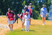 2025年 アムンディ エビアン選手権 初日 山下美夢有 ハンナ・グリーン