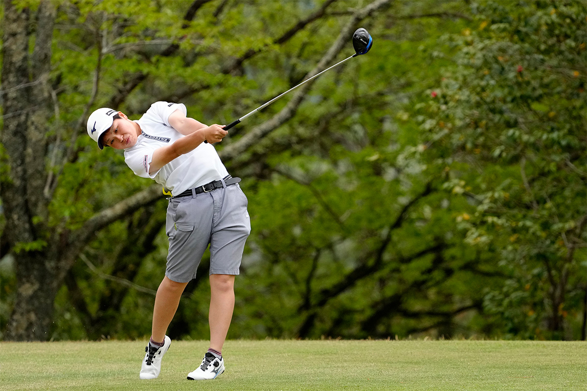 2勝目を目指す大林奈央(Ken Ishii/Getty Images)※写真は22年「フンドーキンレディース」