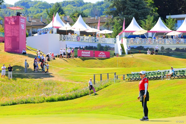 2025年 アムンディ エビアン選手権 3日目 勝みなみ 72でラウンド
