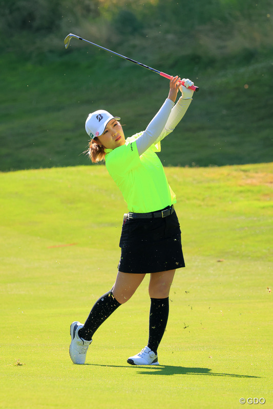 序盤にショットの乱れでスコアを落とした